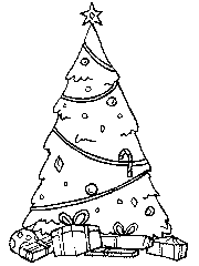 rvore de Natal - Clica na figura para imprimir.